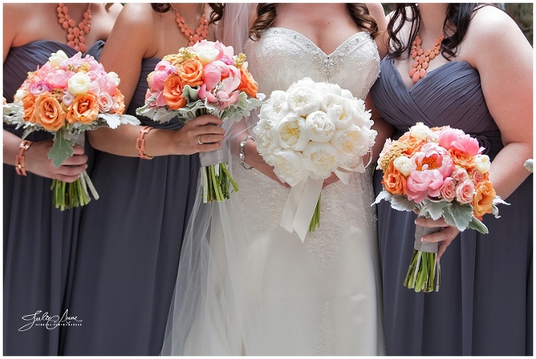 White Peony, Pink and Peach bright bouquet, Grande Hyatt Buckhead, Julie Anne Photography, Atlanta, Whismical and Romantic