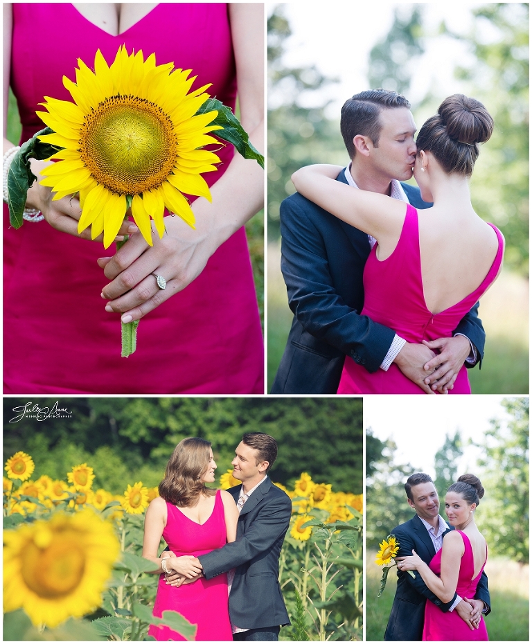 Sunflower themed Foxhall Resort Engagement Photography Session, whimsical wedding photographer, Julie Anne, Douglasville