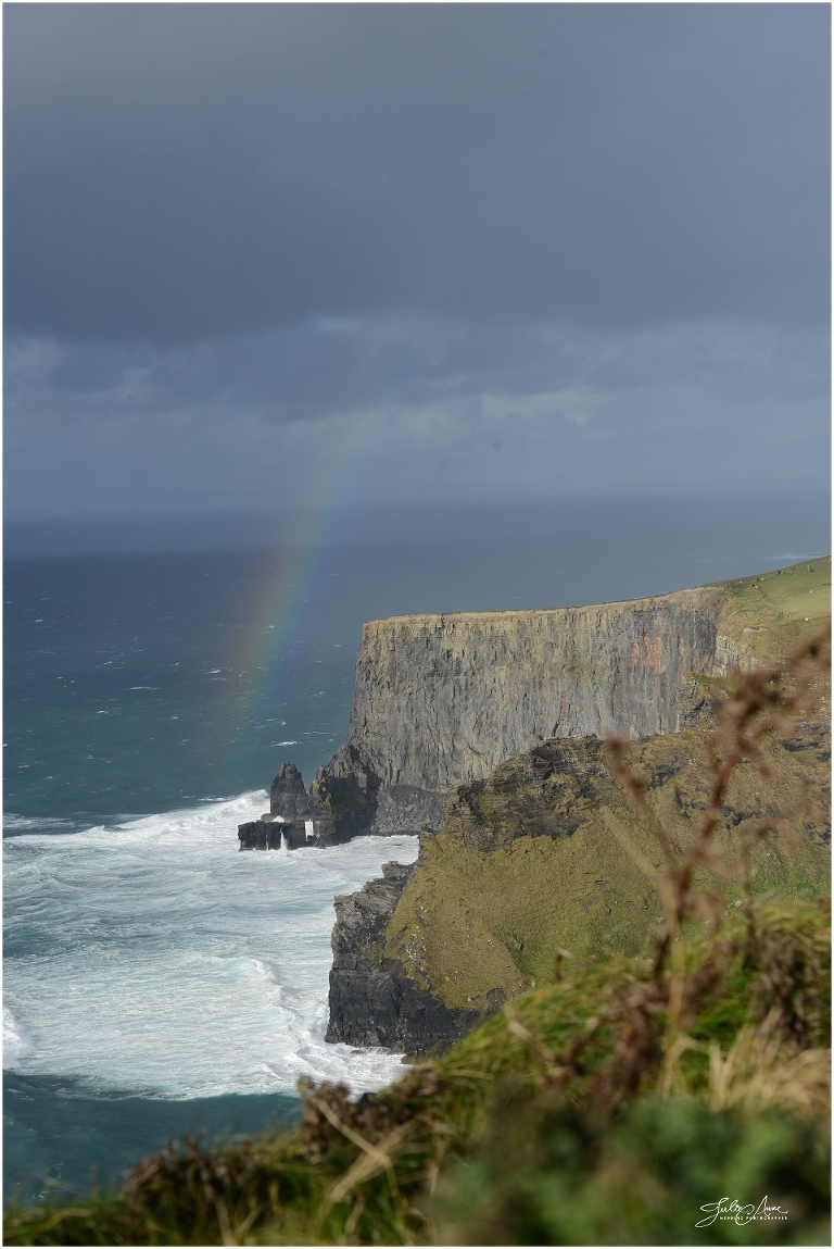 Fall Travel Adventure in Ireland, cliffs of moher, ashford castle, dublin, farmland, roadtrip, rainbow