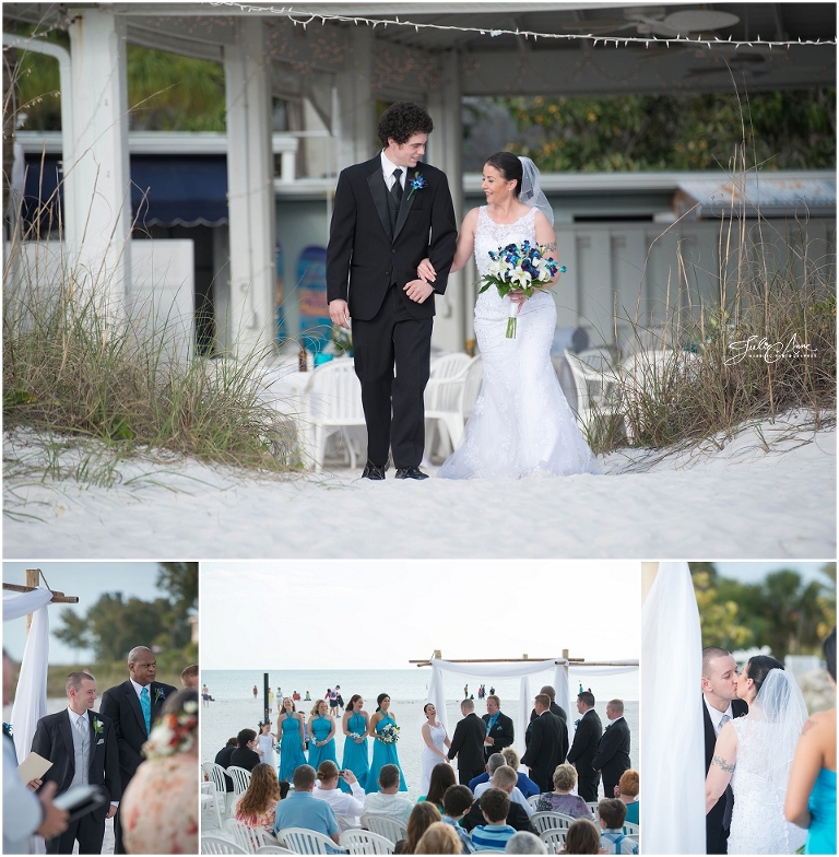 Florida Boho Chic Beach Ceremony at the Sandbar wedding photography by Anna Maria Island photographer