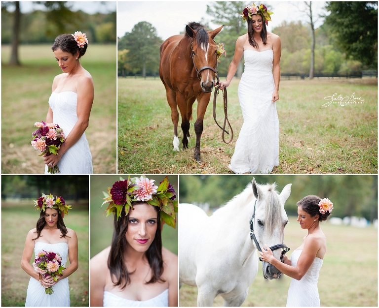 2015 wedding trend, floral headpieces for brides